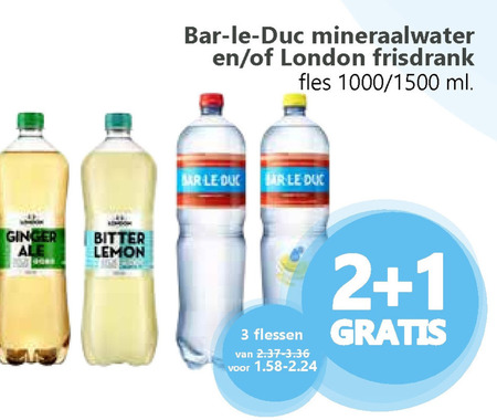 Bar le Duc   mineraalwater, frisdrank folder aanbieding bij  Boons Markt - details