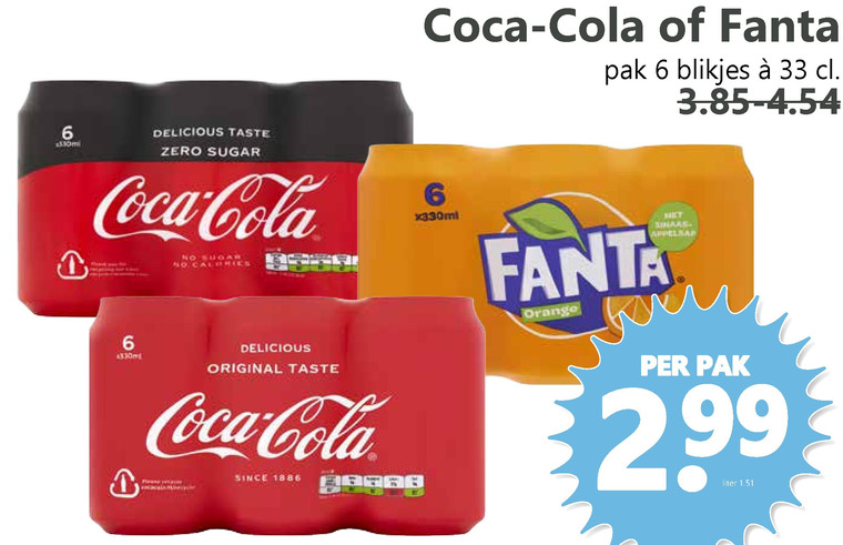 Fanta   cola, frisdrank folder aanbieding bij  Boons Markt - details