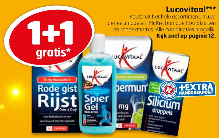 Lucovitaal   voedingssupplement folder aanbieding bij  Trekpleister - details