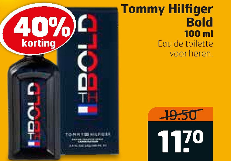 Tommy Hilfiger   eau de toilette folder aanbieding bij  Trekpleister - details