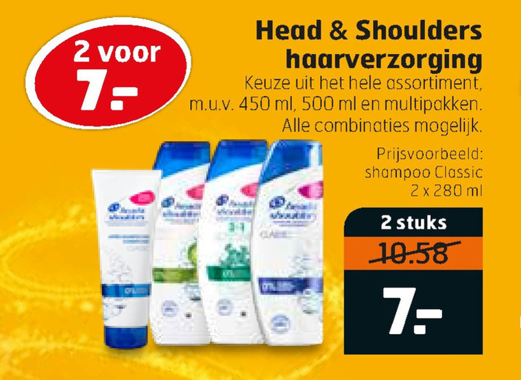 Head and Shoulders   shampoo folder aanbieding bij  Trekpleister - details