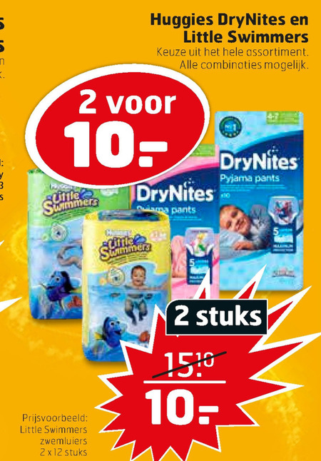 DryNites   luierbroekjes, babyzwembroekje folder aanbieding bij  Trekpleister - details