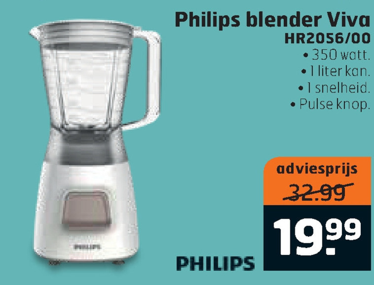 Philips   blender folder aanbieding bij  Trekpleister - details