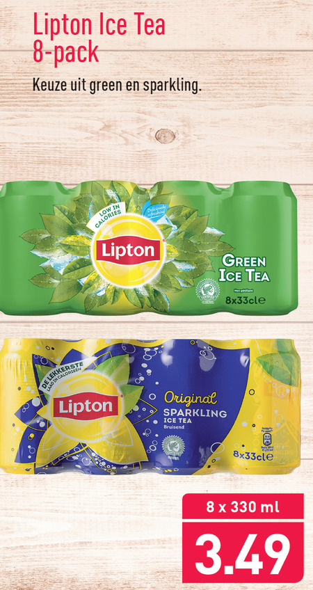 Lipton   ice tea folder aanbieding bij  Aldi - details