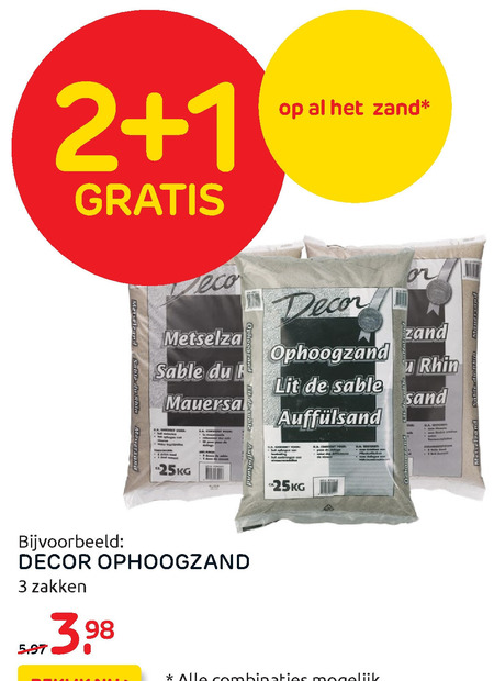 Decor   speelzand, ophoogzand folder aanbieding bij  Praxis - details