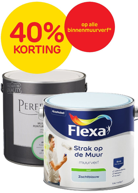 Flexa   muurverf folder aanbieding bij  Praxis - details