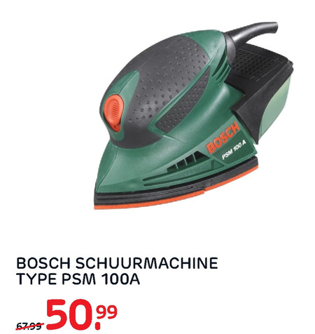 Bosch   schuurmachine folder aanbieding bij  Praxis - details