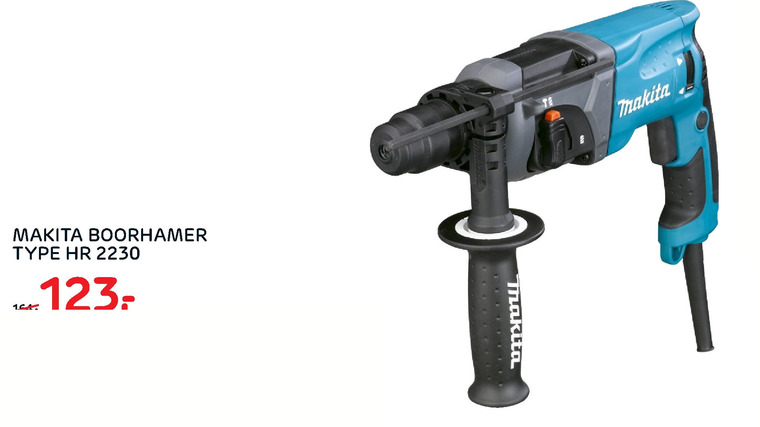 Makita   boorhamer folder aanbieding bij  Praxis - details