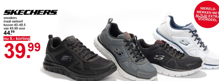 Skechers   dames sneakers folder aanbieding bij  Scapino - details