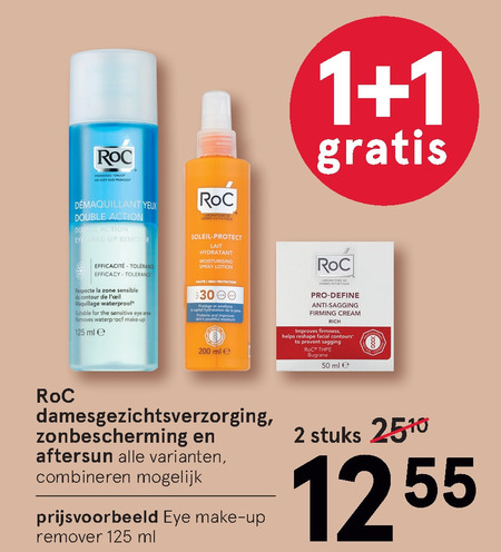 RoC   gezichtsverzorging, reinigingslotion folder aanbieding bij  Etos - details