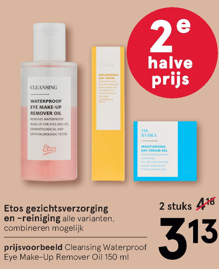 Etos Huismerk   nachtcreme, gezichtsverzorging folder aanbieding bij  Etos - details