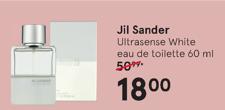 Jil Sander   eau de toilette folder aanbieding bij  Etos - details