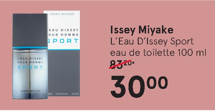 Issey Miyake   eau de toilette folder aanbieding bij  Etos - details