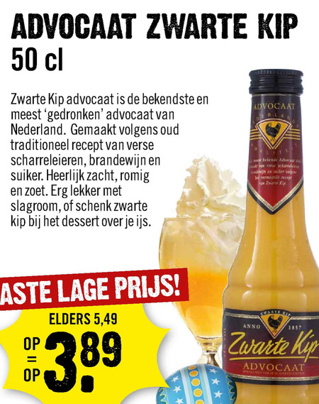 Zwarte Kip   advocaat folder aanbieding bij  Dirck III - details