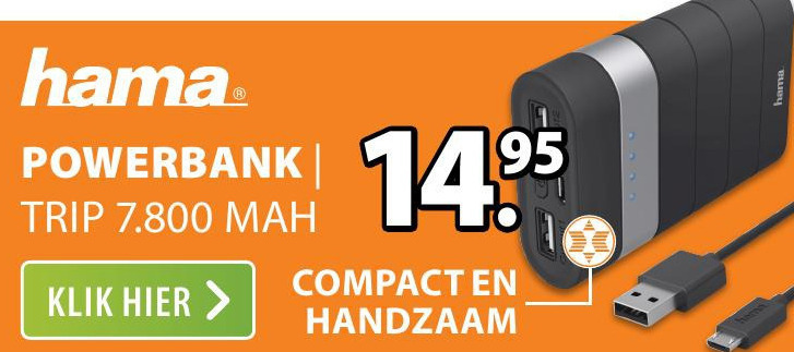 Hama   oplaadbare accu folder aanbieding bij  Expert - details