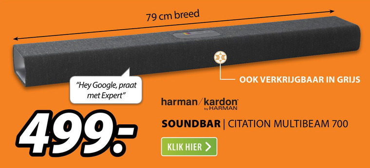 Harman Kardon   soundbar folder aanbieding bij  Expert - details