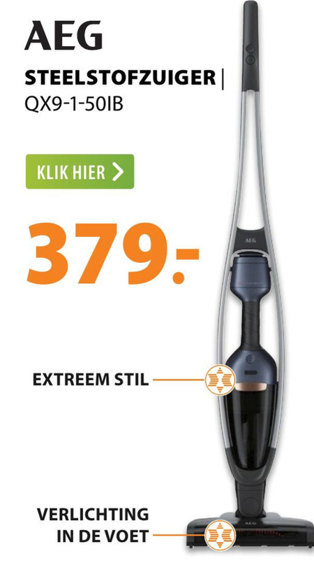 AEG   steelstofzuiger folder aanbieding bij  Expert - details