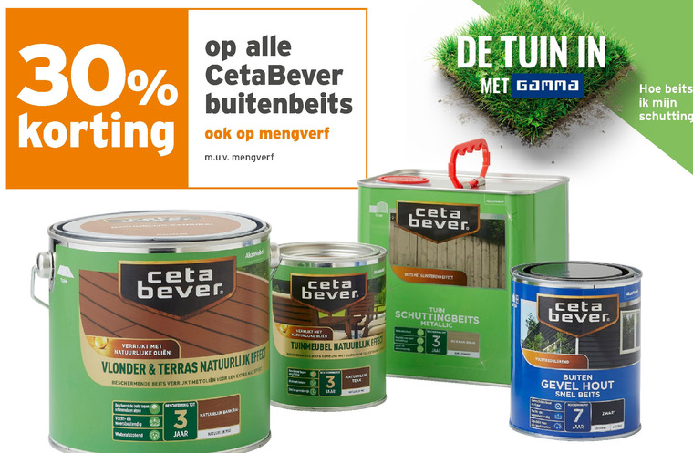 Verfrissend Herdenkings Zaklampen Cetabever beits folder aanbieding bij Gamma - details