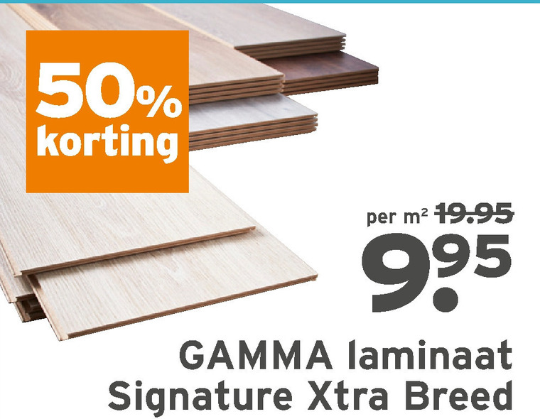 Gamma Huismerk   laminaat folder aanbieding bij  Gamma - details