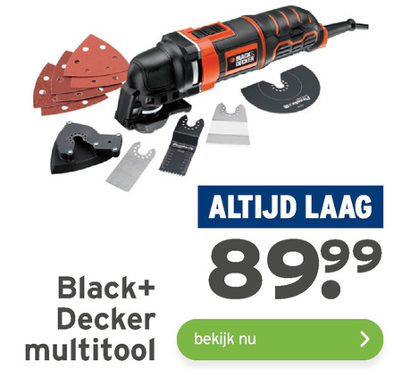 Black and Decker   multitool folder aanbieding bij  Gamma - details