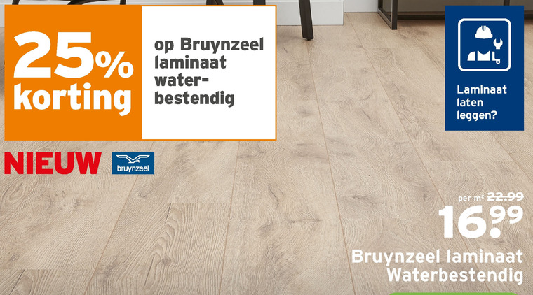 Bruynzeel   laminaat folder aanbieding bij  Gamma - details