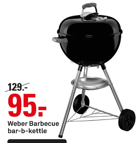 Weber   houtskool barbecue folder aanbieding bij  Karwei - details