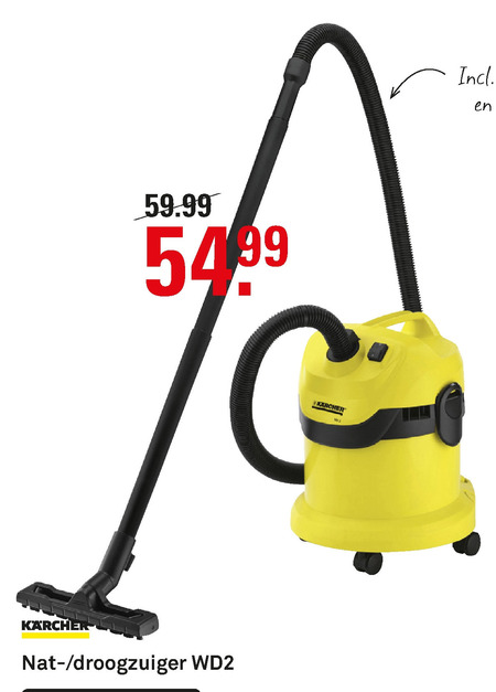 Karcher   alleszuiger folder aanbieding bij  Karwei - details