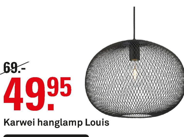 Karwei Huismerk   hanglamp folder aanbieding bij  Karwei - details