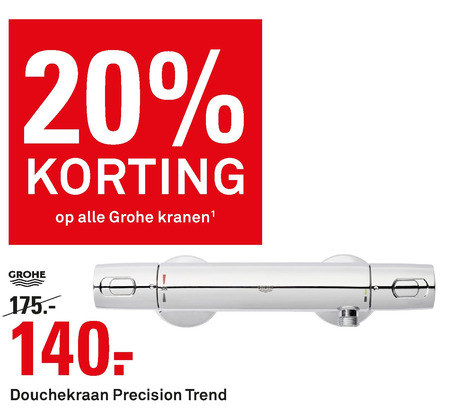 Grohe   thermostaatkraan, kraan folder aanbieding bij  Karwei - details