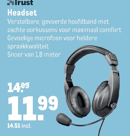 Trust   gaming headsets folder aanbieding bij  Makro - details