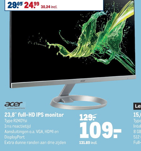 Acer   monitor folder aanbieding bij  Makro - details