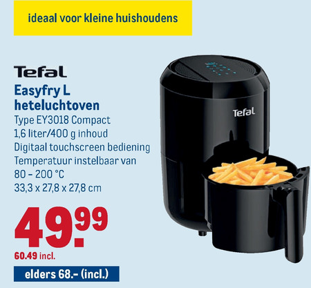 Tefal   friteuse folder aanbieding bij  Makro - details