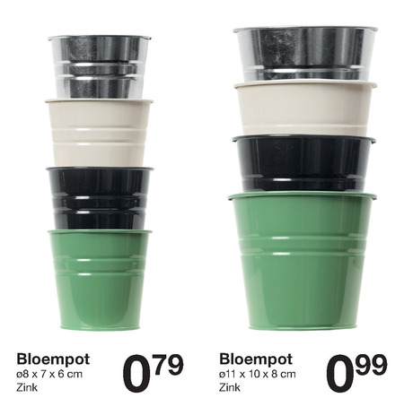 Verrassend genoeg Ontvanger vitamine bloempot folder aanbieding bij Zeeman - details