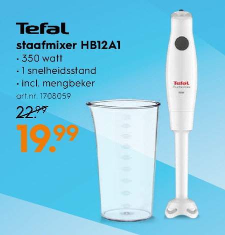 Tefal   staafmixer folder aanbieding bij  Blokker - details