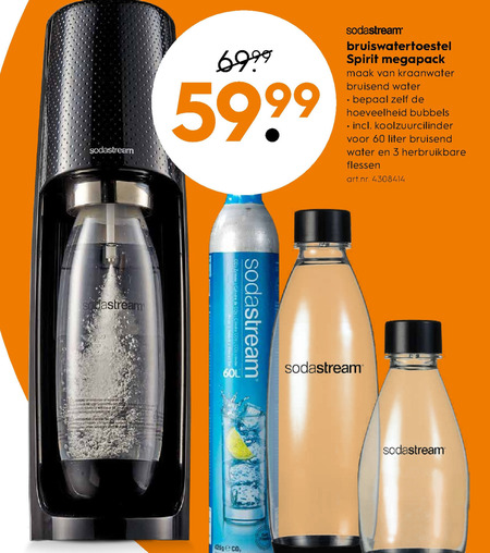 Sodastream   frisdrankautomaat folder aanbieding bij  Blokker - details