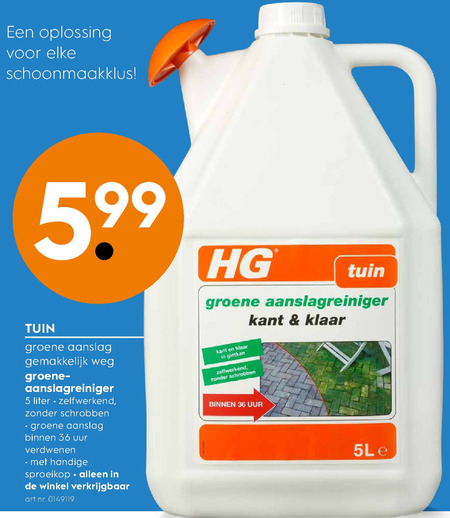 HG   aanslagverwijderaar folder aanbieding bij  Blokker - details