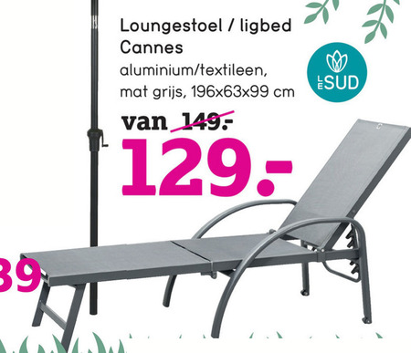 Le Sud   ligbed folder aanbieding bij  Leenbakker - details