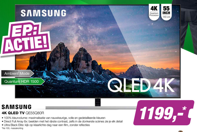 Samsung   4k ultrahd televisies folder aanbieding bij  EP Electronic Partner - details