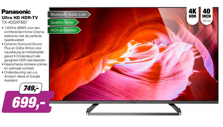 Panasonic   4k ultrahd televisies folder aanbieding bij  EP Electronic Partner - details