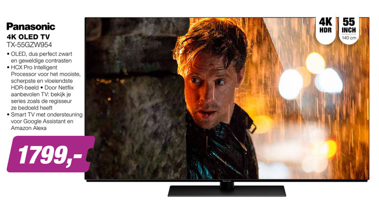 Panasonic   4k ultrahd televisies, oled televisie folder aanbieding bij  EP Electronic Partner - details