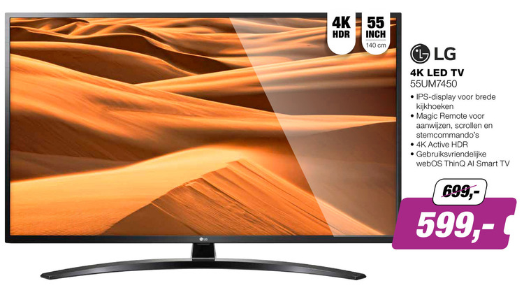 LG   4k ultrahd televisies folder aanbieding bij  EP Electronic Partner - details