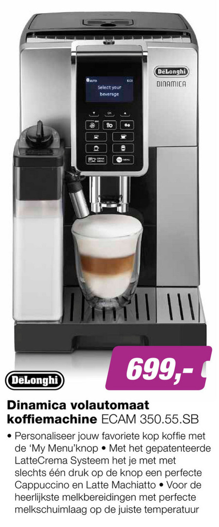 DeLonghi   espressoapparaat folder aanbieding bij  EP Electronic Partner - details