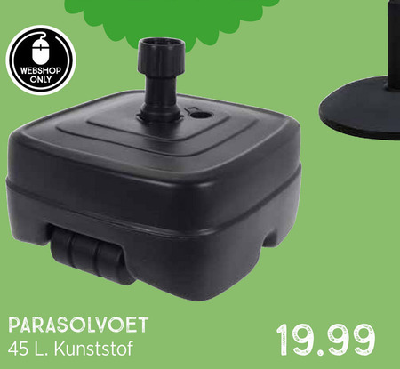 parasolvoet folder aanbieding Xenos - details