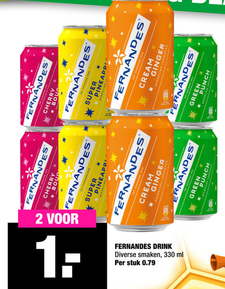 Fernandes   frisdrank folder aanbieding bij  Big Bazar - details