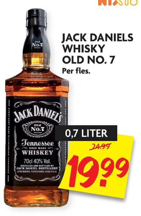 Jack Daniels   whisky folder aanbieding bij  Dekamarkt - details
