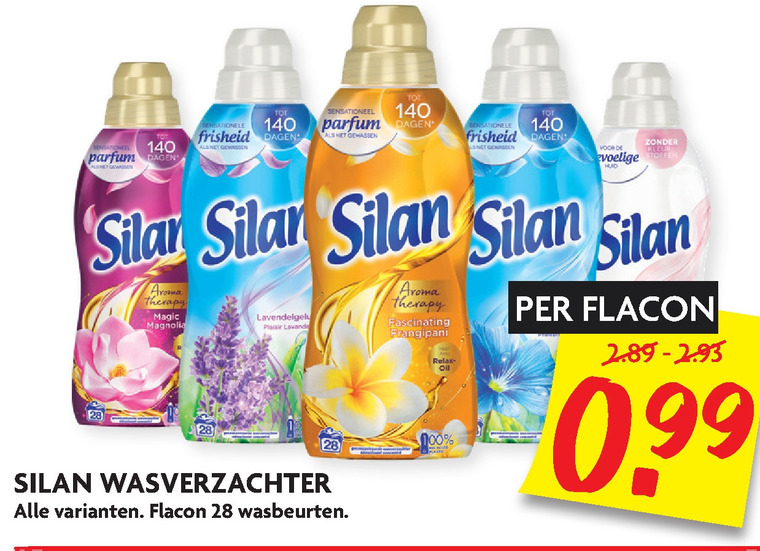 Silan   wasverzachter folder aanbieding bij  Dekamarkt - details