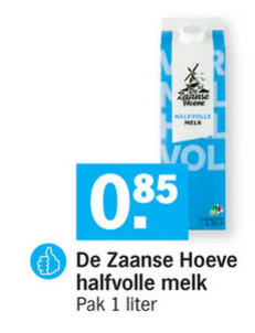 De Zaanse Hoeve   melk folder aanbieding bij  Albert Heijn - details