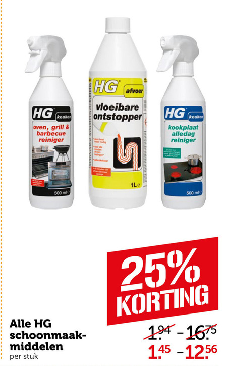 HG   barbecue reiniger, kookplaatreiniger folder aanbieding bij  Coop - details