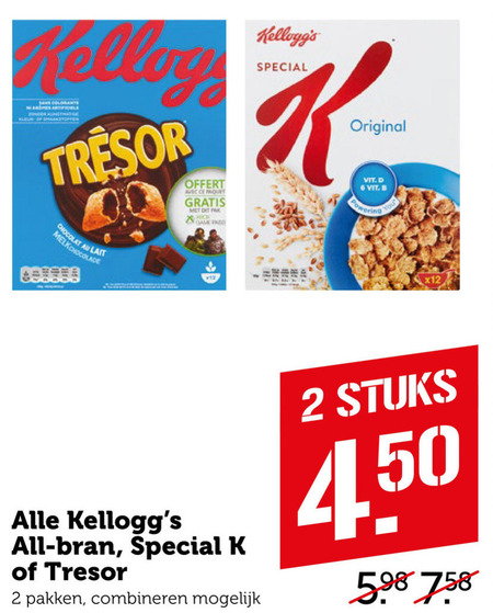 Kellogs   cereals folder aanbieding bij  Coop - details