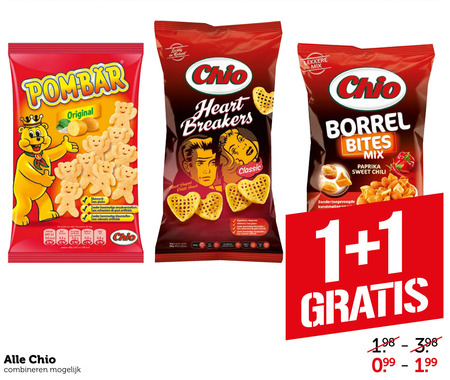 Chio   borrelnootjes, zoutje folder aanbieding bij  Coop - details